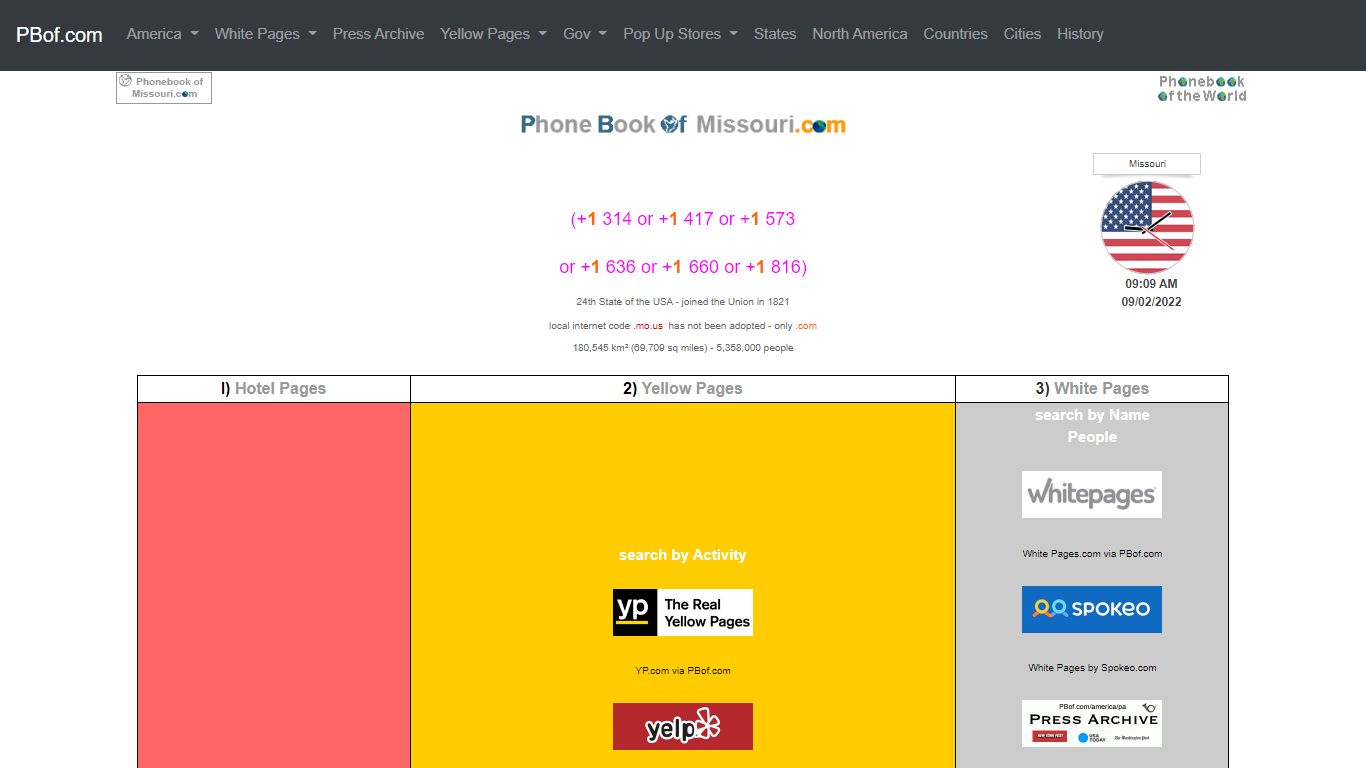 Phone Book of Missouri.com - Telephone Directory - White Pages
